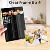 10 Pack Acrylic Photo Frames 6X 4 Inches Clear Picture
