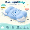Memory Foam Cervical Pillow with Ear Relief Zone for Side