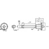 HALDER 22340.0217 Ball Lock Bolt, d1 = 5 mm /