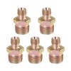 X AUTOHAUX 5pcs M10x1.0 to M16x1.5 Male Car Straight Air