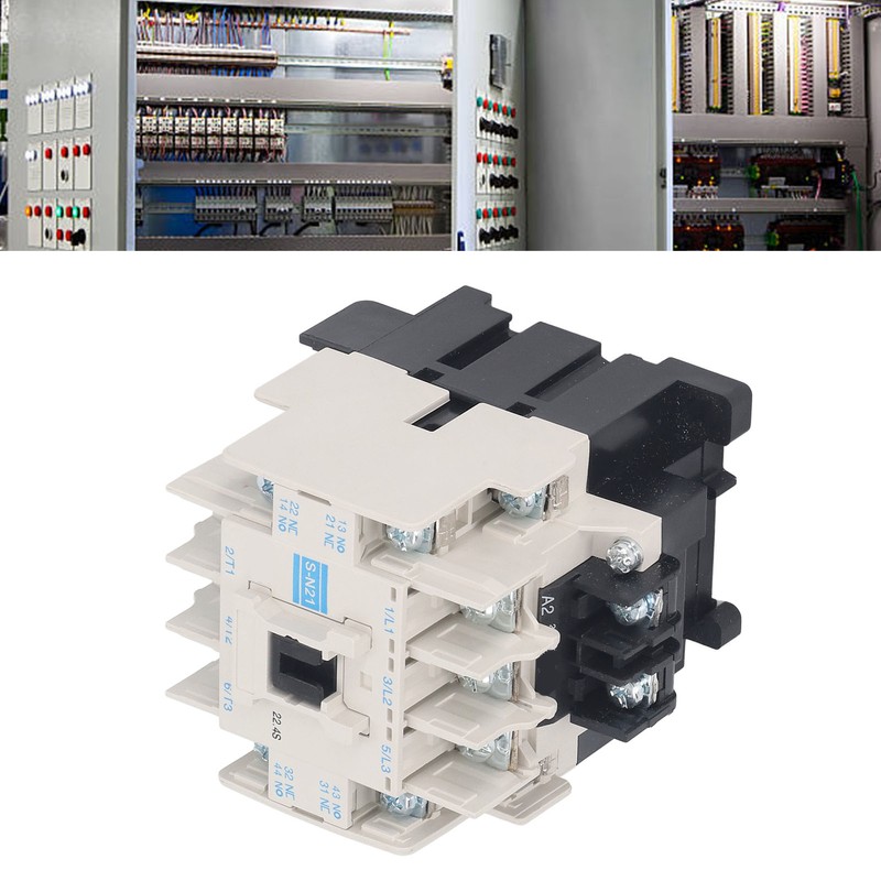 AC Contactor High Performance Coil 4NO 4NC 3 Pole Industrial