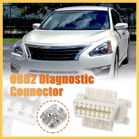 REPAIROCK OBD2 Diagnostic Connector Female Socket W/16 Terminal for Toyota for Kia for Nissan Auto Replacement Parts