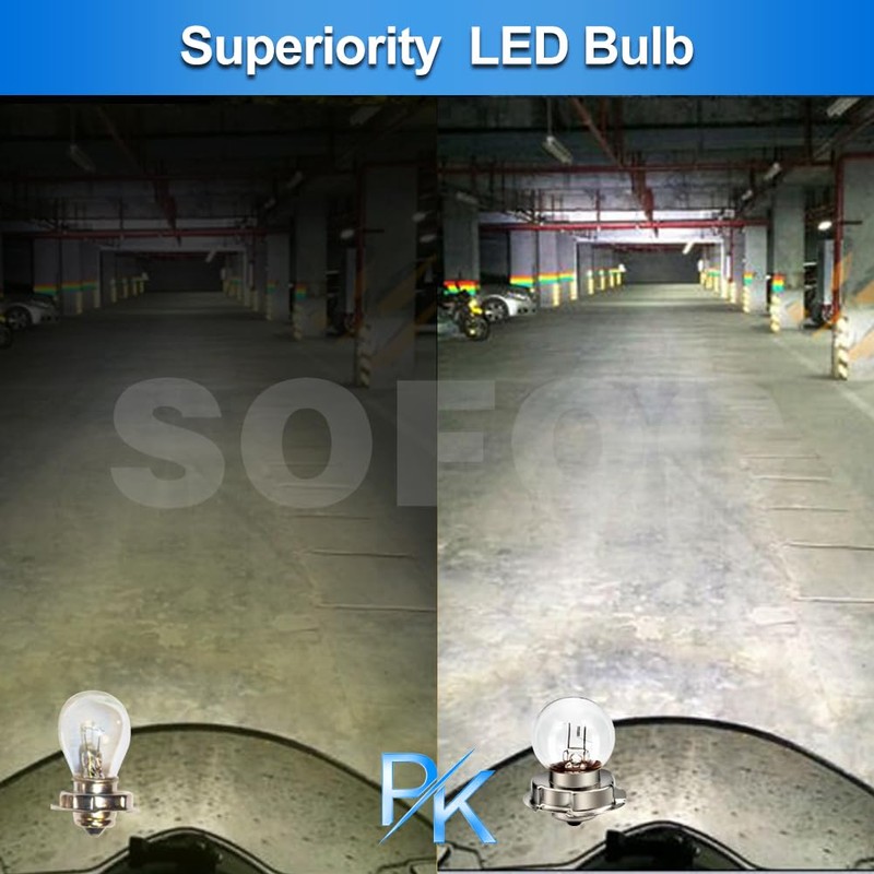 SOFOC -P26S Halogen Motorcycle Headlight Bulb 12 V 15 W