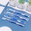 SLequipo 100 Prepasted Disposable Toothbrushes Individually Wrapped Pre Pasted Toothbrushes