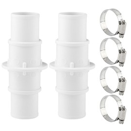 Pool Hose Adapter Connector Coupling,Submersible Pump 1-1/2inch Or 1-1/4inch Pool Hose Adapter(2PCS)
