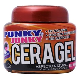 Punky Junky Cera Gel Natural para Cabello, 270 g