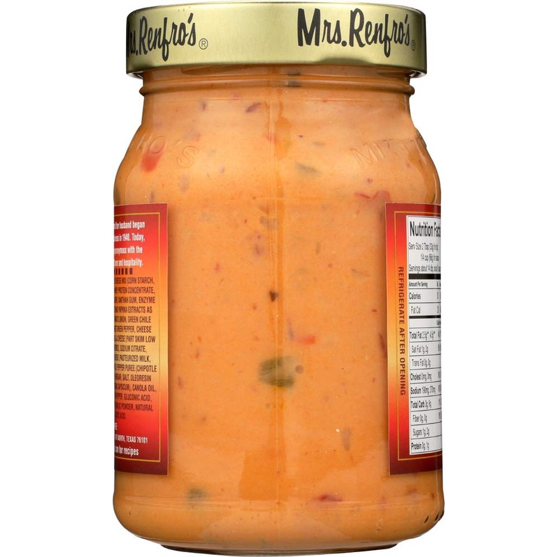 Mrs. Renfro's Nacho Cheese Sauce with Chipotle, 16 oz