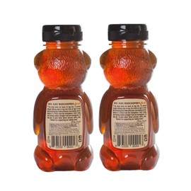 Desert Creek Honey, Honey Bears Containing Raw, Unfiltered, Unpasteurized Texas Honey, 12 Ounce (Pack of 2)