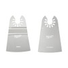 Oscillating Flexible and Rigid Scraper Blades - 1-3/8", 2 Pack