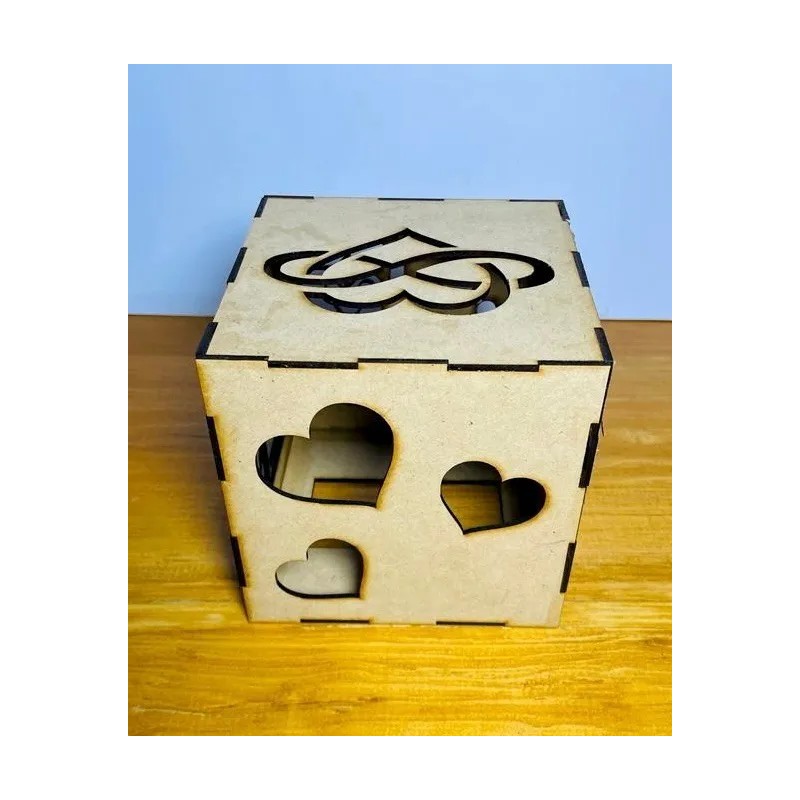 Cubo Para Dia De San Valentin