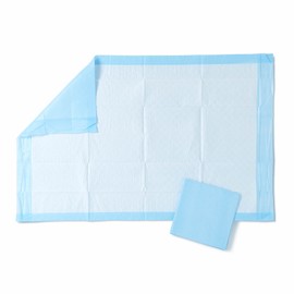 Medline - MSC281226C Ultra Lightweight Tissue and Plastic 23? x 36? Disposable Underpad, Great For Changing Table and Surfaces, 150 Per Case, 25 Per Bag