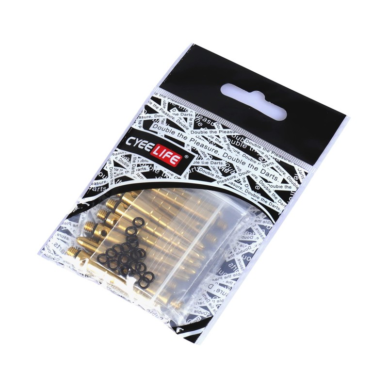 CyeeLife Aluminium Dart Shafts, Pack of 15, 2BA Darts Stems