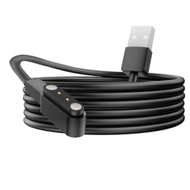 Lamshaw Compatible with SOUYIE Smart Watch Charger, Magnetic Replacement Charger Compatible for SOUYIE SW-7, H69, P109, T98, GTX19 Smart Watch (Black, for SW-7)