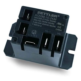 Zettler Mini Power Relay AZ2280-1C-24AF 30A 277VAC 28VDC -Universal 24 AC Volt