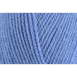 King Cole Pricewise DK Crochet Yarn, 100% Acrylic Double Knitting Wool for Sweaters, Jumpers, Toys - 100g Ball - 056 - Cornflower - Single (1 Ball)