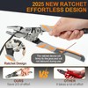 Ratchet Wire Pliers - Wire Cutter for Cutting Wire-Steel and
