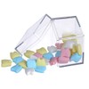 EINCORN Plastic Transparent Box Square Candy Box Acrylic 5 Sided