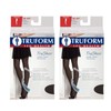 Truform Compression 30-40 mmHg Sheer Pantyhose Beige, Large, 2 Count