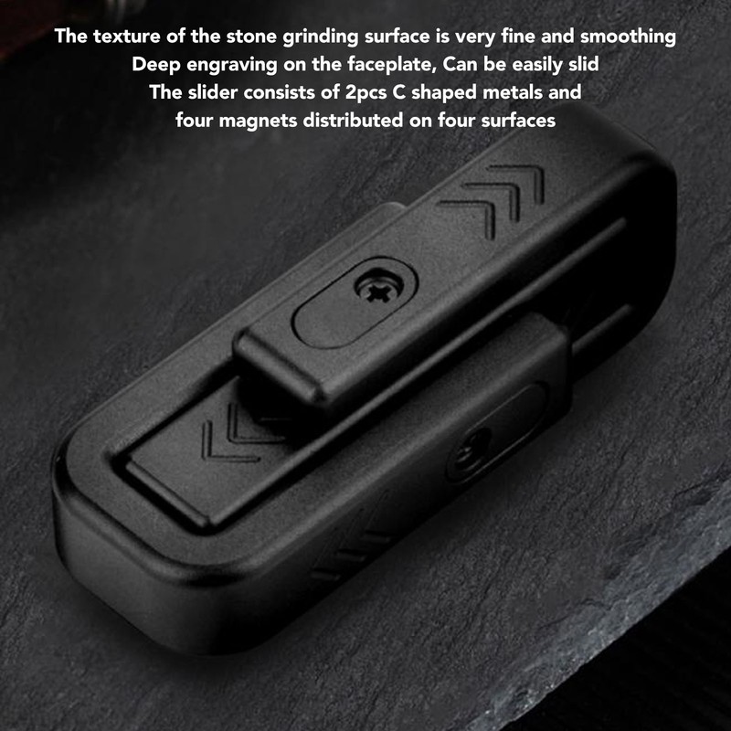 Stress Relief Slider Toy Decompression Portable Aluminium Alloy Slider Push