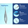 Micro Scissors 4.5" Straight Set of 3 Castroviejo Stitch Cutting