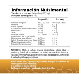 Citrato de Magnesio 220 Cáps. y Citrato de Potasio 200 Cáps. - CITRAPACK PLUS SV