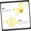 KONTONTY Pack DIY Wall Clock Hands Easy Install Metal Clock