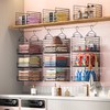 Sonyabecca 3-Tier Hanging Closet Organizer, Foldable Cabinet Wire Storage Basket
