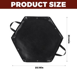 Feuermatte, Grillmatte, Wiederverwendbar Grill Matten, Diese hochwertige Grill-Unterlage ist ideal für Holzkohle-, Gas- und Elektrogrills, Lagerfeuer oder Outdoor-Kocher