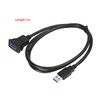 Nicear USB 3.0 Dashboard Kabel Installation Buchse Adapter Anschluss Verlängerung