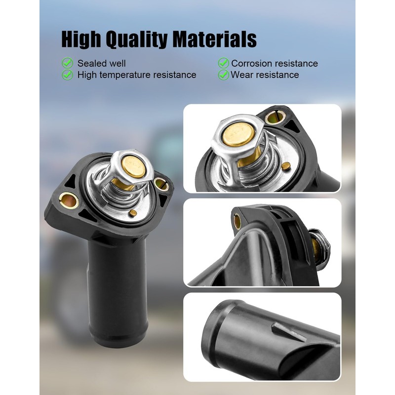 Engine Coolant Thermostat Housing Assembly Fit for Jeep Wrangler JK