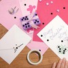 WANSTE 0.25 Inch Round Permanent Adhesive Color-Code Dot Stickers,Black Small