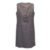 Schuerzenfabrik Button Gown Women's Mixed Fabric Checked Apron Sleeveless Cooking
