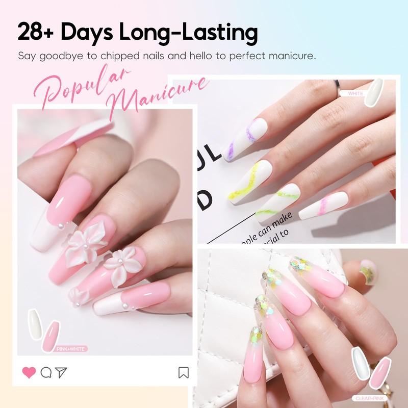 Acrylic Nail Kit for Beginners with Everything Drill and Light