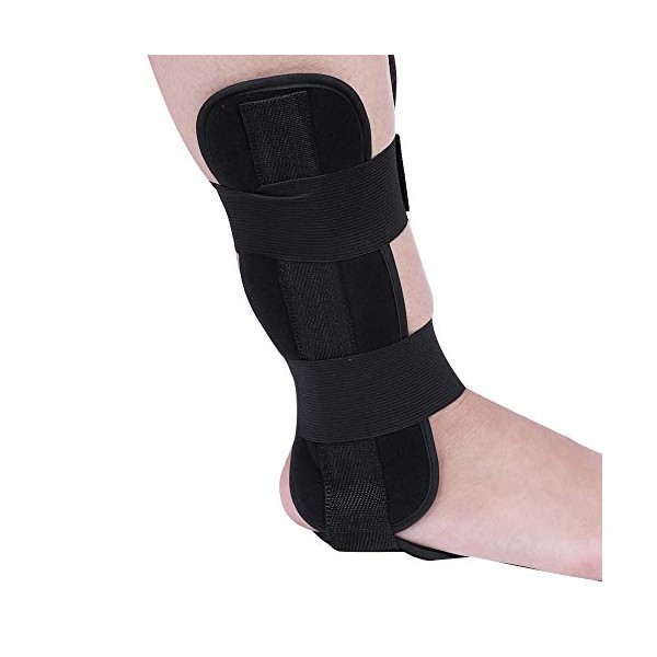 Night Splint for the Treatment of Plantar Fasciitis, Adjustable Drop Foot Orthosis Ankle Joint Bandage, Pain Relief Plantar Fasciitis Stabilising Rods Orthotics Corrector Day and Night Foot (M)