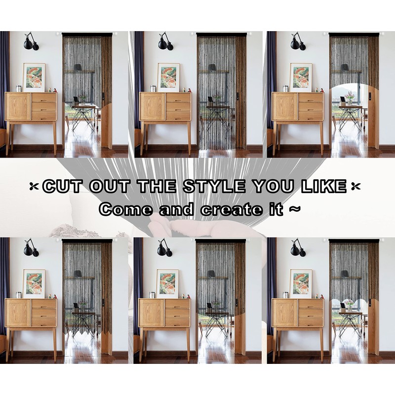 YIIBAII Beaded Curtain Beaded Curtains for Doorways Crystals Suitable for