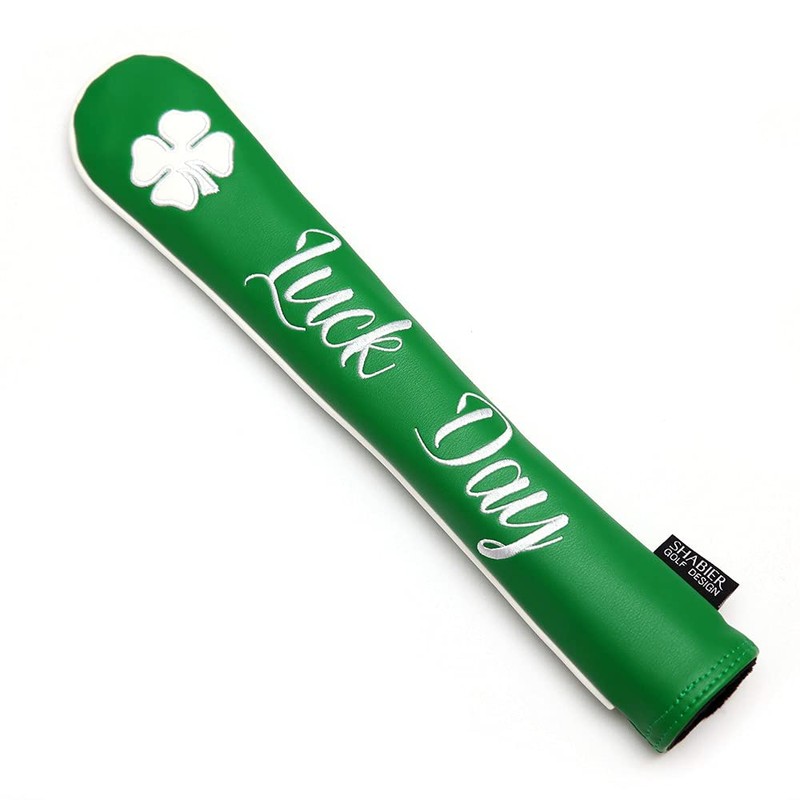 SHABIER PU Leather Waterproof Golf Alignment Stick Cover Club Protector