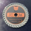 3 Inch Carbide Circular Saw Blade 36 Tooth, Saw Blade