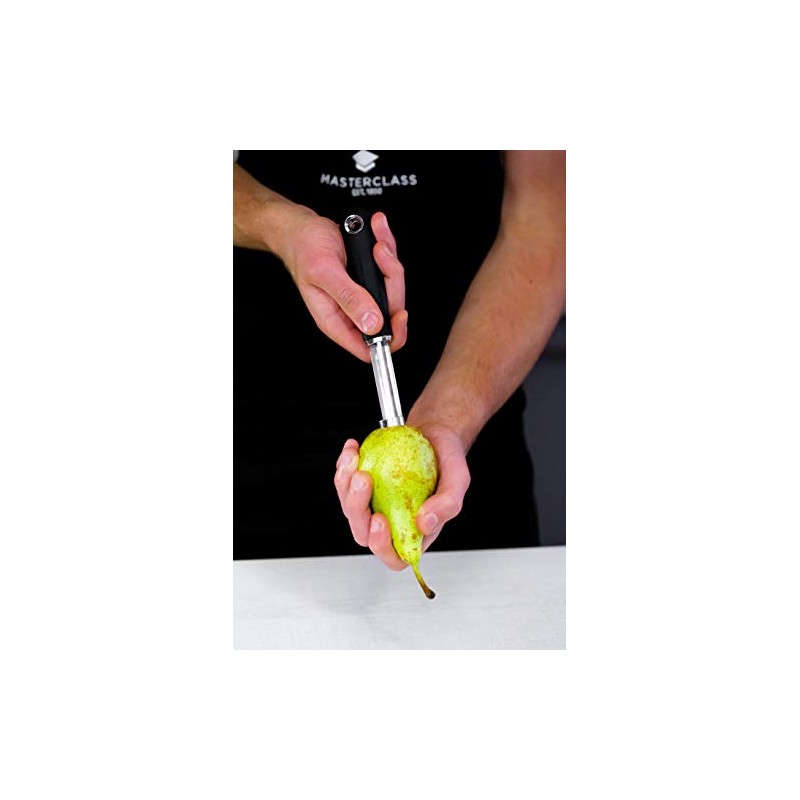 MasterClass MCSGNWAC Apple Corer with Soft Grip Handle, Stainless Steel,