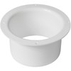 4" Inch / 100 mm Duct Connector Flange, Plastic Straight