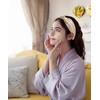 ZLYC Mulberry Silk Headband Elastic Twist Knotted Head Bands for