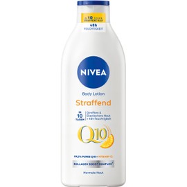 NIVEA Q10 Body Lotion Firming Lotion for Firmer Skin & Improved Elasticity in 10 Days, Body Cream with 99.5% Pure Q10, Vitamin C & Pleasant Orange Fragrance (400 ml)