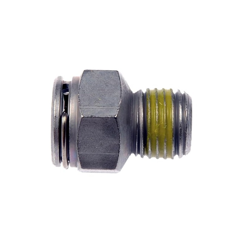 Dorman 800-604 Transmission Line Connector With 3/8 Tube X 1/4-18