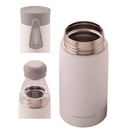 greenrelation 2lidsbottle+ Thermos Flask Thermo Coffee To Go Stainless Steel Tritan