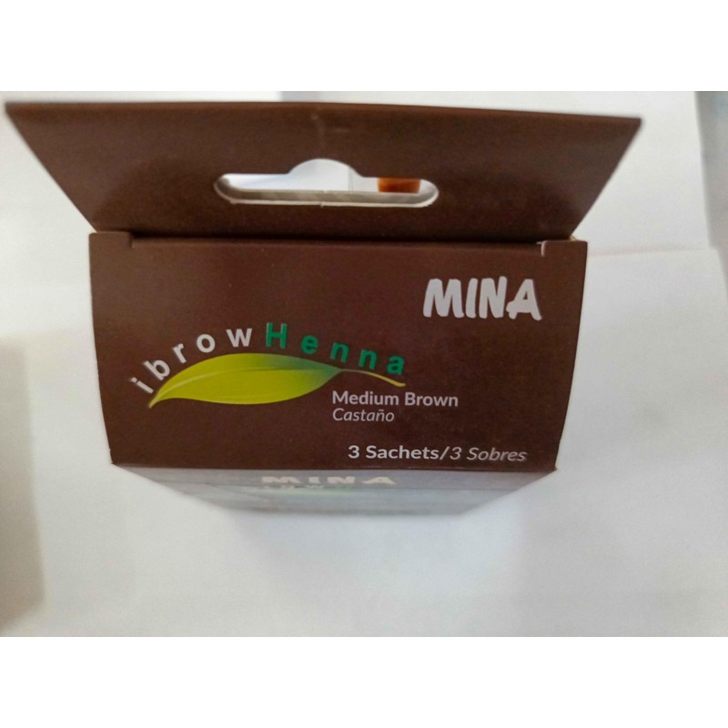 MinaiBrow Instant Hair Dye Kit Medium Brown | Natural Spot