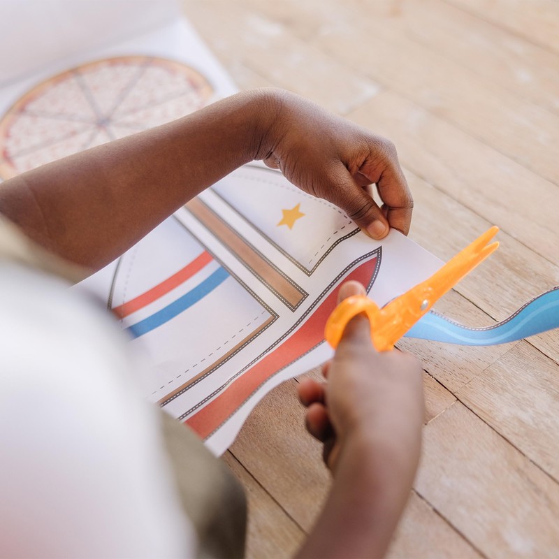 Melissa & Doug Scissor Skills Activity Book With Pair of