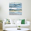 Fine Art Canvas Stratis Blue Crop Canvas Wall Decor Artwork