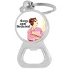 NewCharms Sexy and Sedated Bottle Opener Keychain - Metal Beer
