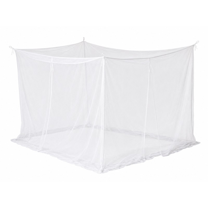 White Outdoor Camping Mosquito Net - Insect Proof, Protective, Portable
