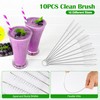 Anglekai 1+18PCS Wooden Straw Holder for Cabinet, Detachable Cupboard Straw