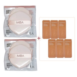Miva King Petal Puff 2pcs + 6 Sulwhasoo Self-Cleaning Ampoule Serum Pouches 1mlx6 / 미바 왕꽃잎 퍼프 2개입 2개 + 설화수 자정앰플세럼 파우치 1mlx6장